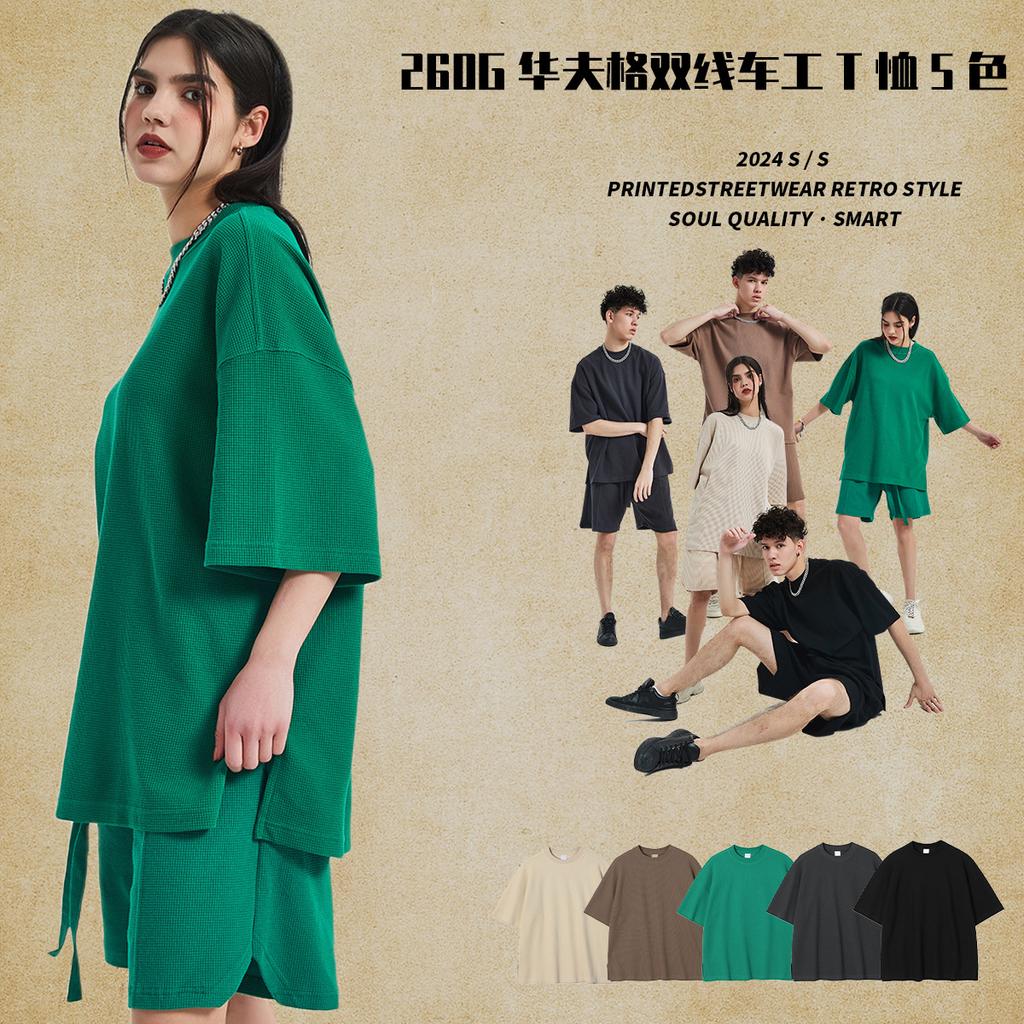 260 г/м² 100% хлопок стираная футболка с индивидуальным рисунком принт мужские футболки персонализированная футболка