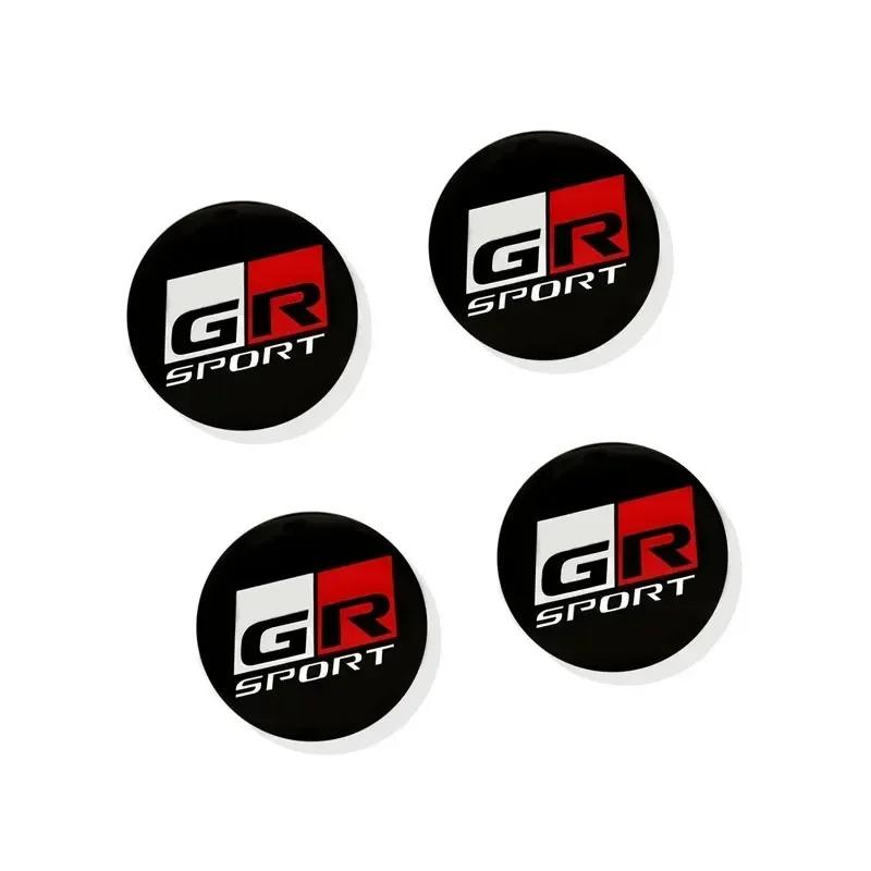 4x56 мм GR Спортивный автомобиль, центральная крышка ступицы колеса, наклейки, металлические эмблемы, наклейки