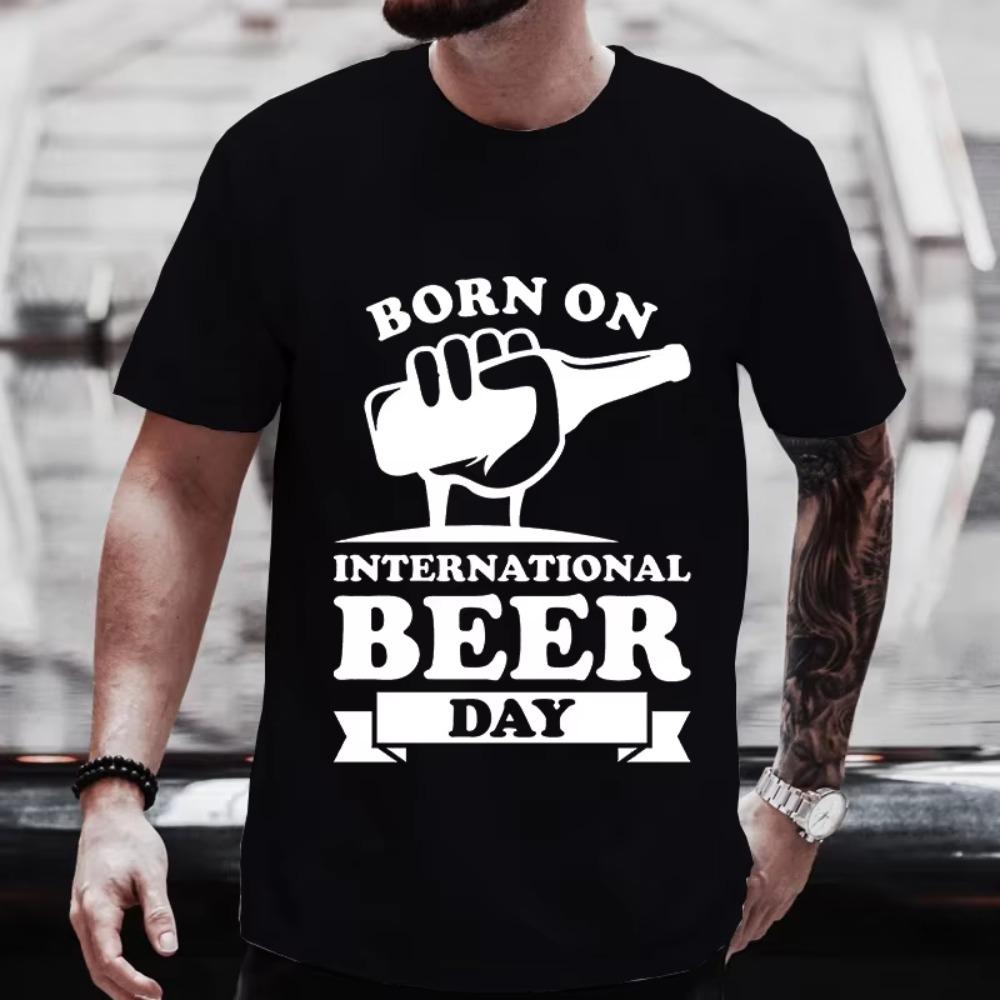 Мужские футболки Футболки с графическим принтом Beer DAY Футболки для мальчишников Друзья Футболки для выпивающих Team Сочетающаяся одежда Уличная одежда Одежда 2000 года