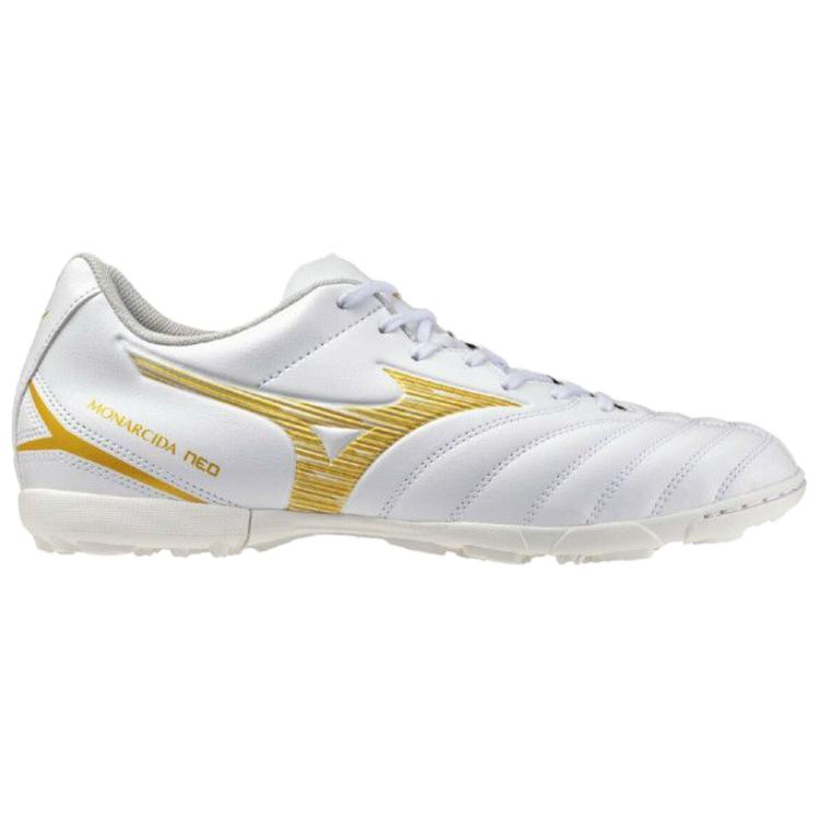 Mizuno Monarcida Neo 3 Select AS Удобные футбольные бутсы Унисекс кроссовки Белый Платиновый P1GD262550