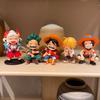 One Piece Портативный Луффи Зоро Портгас Д. Эйс Сидящая Ямато Q-Версия Модный Игровой Мультяшный Аниме Украшение для Автомобиля Периферийные Подарки