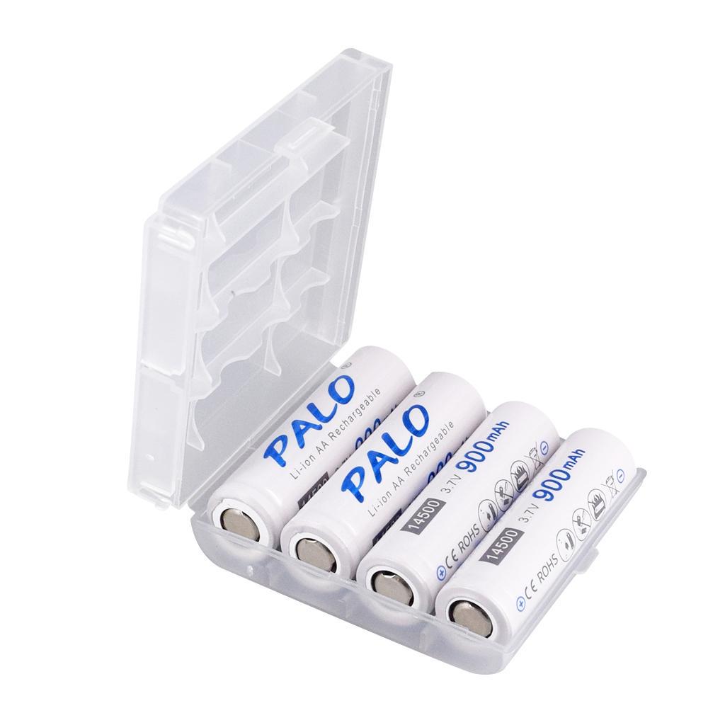 Аккумуляторная батарея 3,7 В, 14500 АА, 4 гнезда, зарядное устройство для моделей литиевых батарей 3,7 В, 14500, 16350, 18500, 18650.