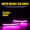 LED F&R Left Right Marker Side Lights Purple 4PC 2015- Fit Dodge Charger