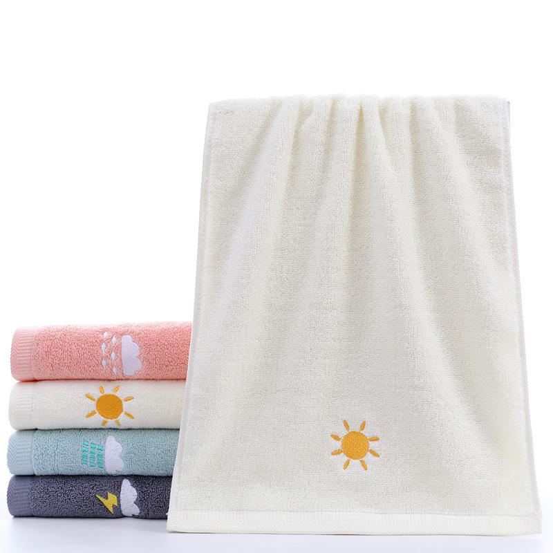 Хлопковое полотенце для лица Толстое мягкое хлопковое полотенце для лица Прогноз погоды MIT