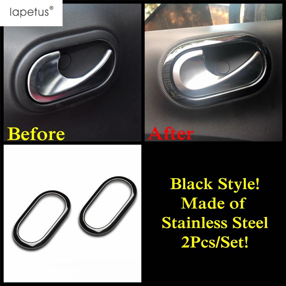 Armrest Window Lift Button / Handle Bowl / Central Middle AC Air Panel Cover Trim Accessories For Smart 453 Fortwo 2015 -