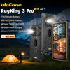 Ulefone RugKing 3 Pro Защищенный телефон 6.56" 120 Гц 5700 мАч Android 15 До 16 ГБ ОЗУ+128 ГБ ПЗУ NFC 4G 48 МП Камера Глобальный