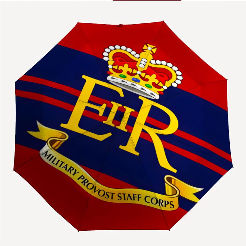 British Royal Artillery Fashionable Automatic Opening/Closing Folding Umbrella. Portable and Foldable, Ideal for Gift, Travel, and Daily Use.