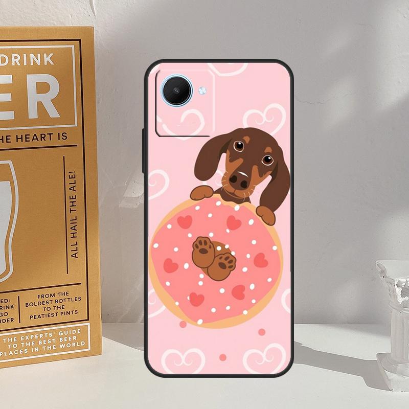 Sausage Dog Love For Realme 10 11 12 13 14 Pro Plus GT 6 5 6T GT7 Pro C61 C55 C53 C51 C21Y C25S C67 C75 Case
