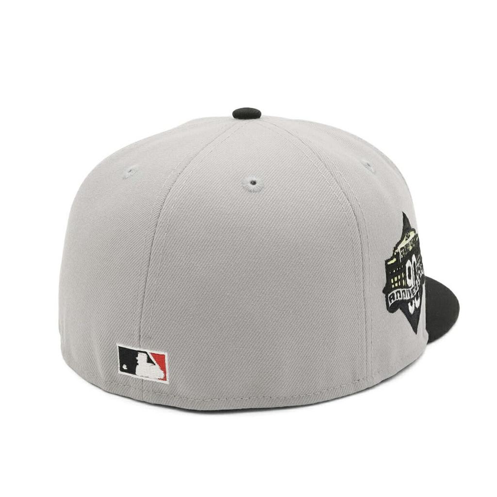 NEW ERA Cap 59FIFTY Boston Red Sox MLB Side Patch 2Tone Gray Black 70907354 NER35C4087 7 3/8
