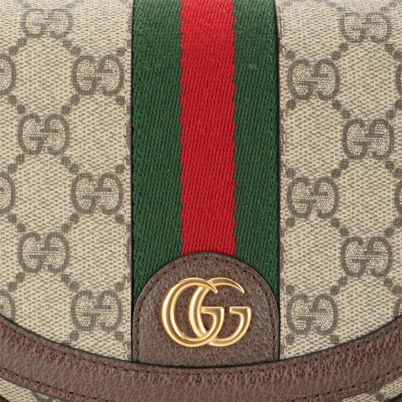 Gucci Ophidia потертая двойная G логотип старый цветочный принт по всей поверхности холст и кожа наплечная сумка через плечо мини женская коричневая