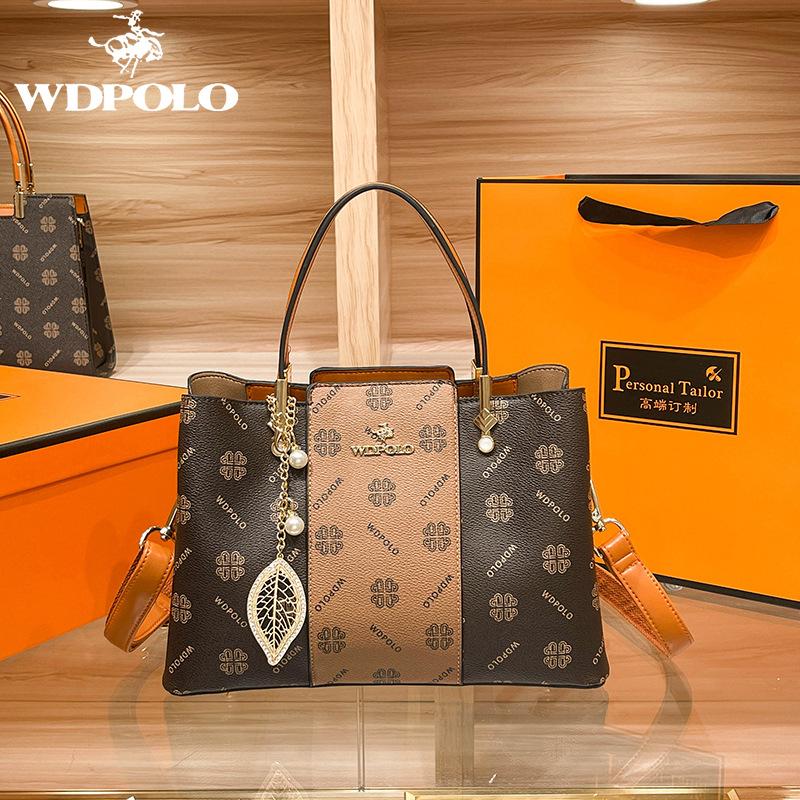 Женская брендовая сумка WDPOLO;s Сумка-мессенджер для мамы большой вместимости;s Сумочка Commuter Reading 2023 Сумка через плечо