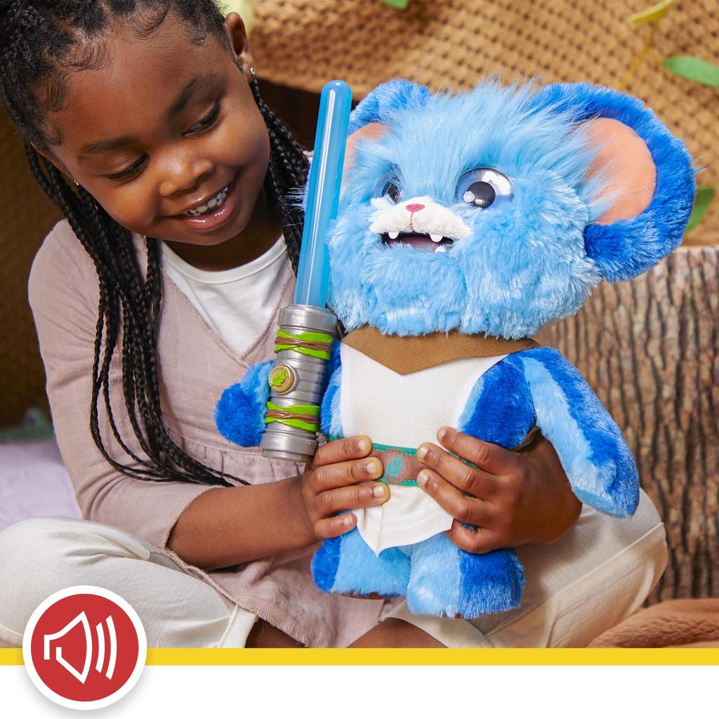 Star Wars Young Jedi Adventures Javelin Jedi Nab Electronic Plush Light & Sound Toy Preschool Toys for 3 Year Old Boys & Girls