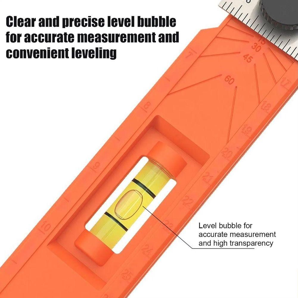 Foldable Marking Protractor Multi-Function Gauge Tool Folding Ruler Carpenter DIY