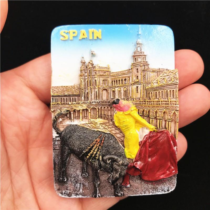 Бельгия Нежный Магнит на Холодильник Брюгге Брюссель Испания Австрия Смоляной Туристический Сувенир Магнитные Магниты Кухня Украшения Дома