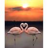 New 5D DIY Diamond Painting Stones Pink Flamingo Love Diamond Embroidery Diamond Full Square