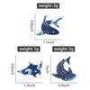 Traveling In Deep Sea Enamel Pins Shark Manta Fish Brooches Lapel Badges Clothes Ocean Animal Jewelry Gift for Kids Friends