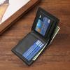 Men's Wallet Short Business Card Folder Casual Multi-Card Position Wallet Stylish Large Capacity Simple Soft Leather Wallet
