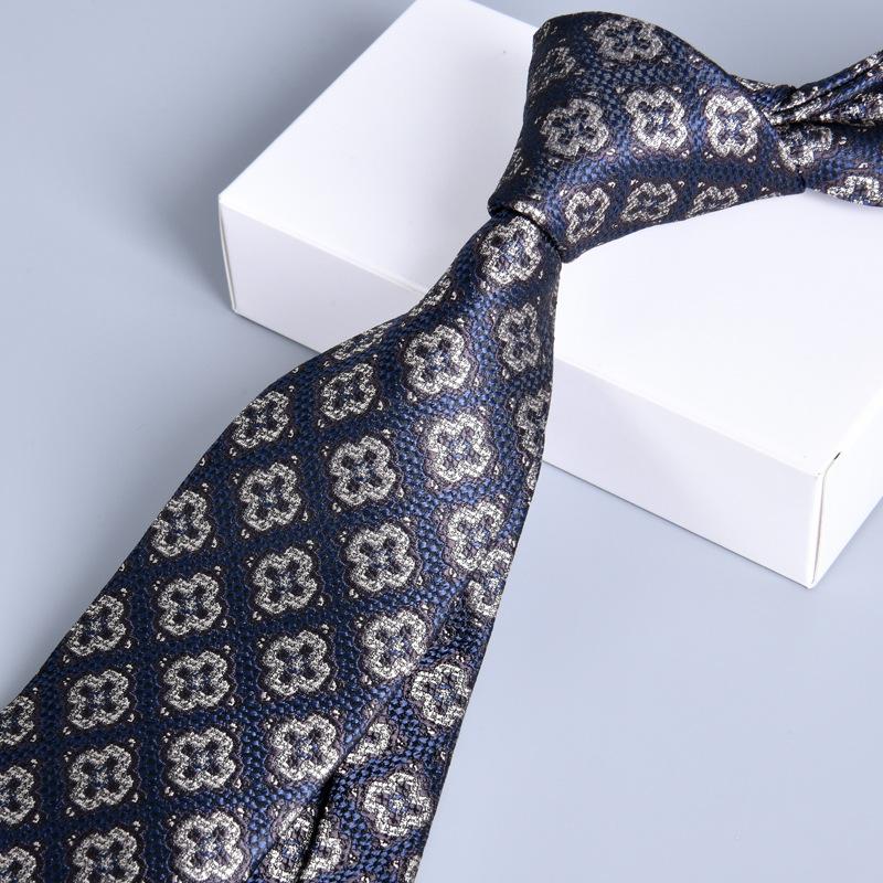 Галстук мужской профессиональный деловой костюм высокая плотность жаккард 7 см винтажный жених свадебные руки