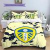 Постельное белье с узором в виде эмблемы Leeds United, Домашний декор, Подарок на день рождения (1 пододеяльник + 2 наволочки, без наполнителя)