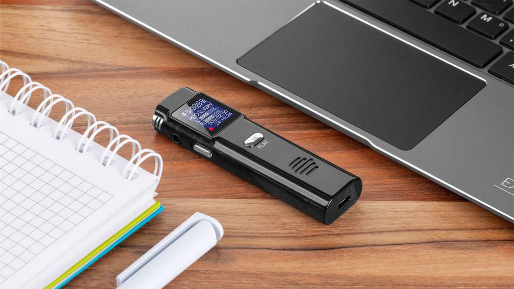 Kruger&Matz 8GB OLED digital voice recorder wiretapping