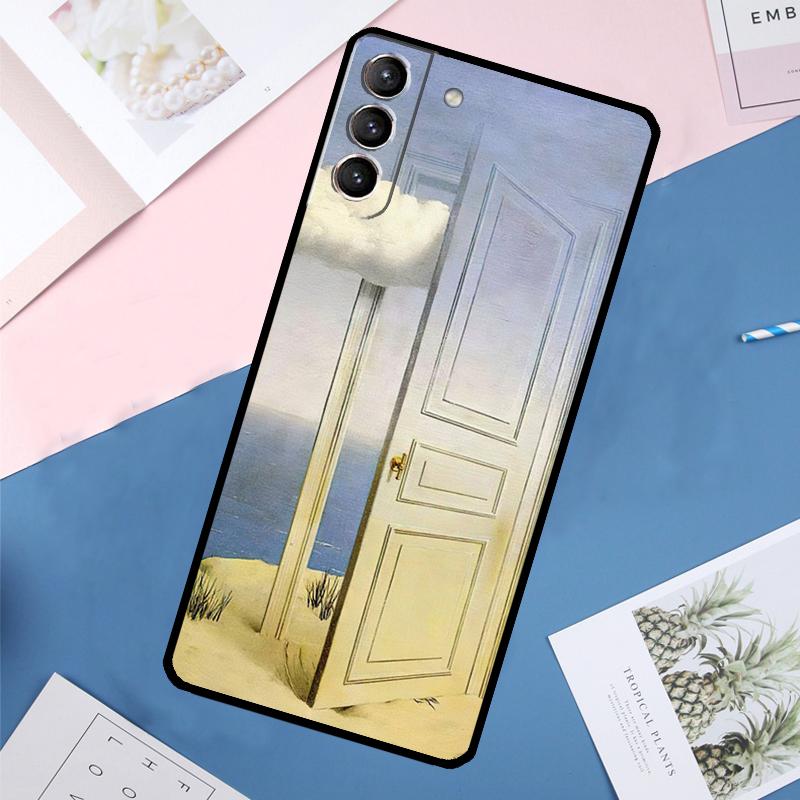 Rene Magritte Art Case For Samsung Galaxy S24 Ultra S20 S21 S22 S23 S25 Ultra S9 S10 Plus S25 FE Back Cover