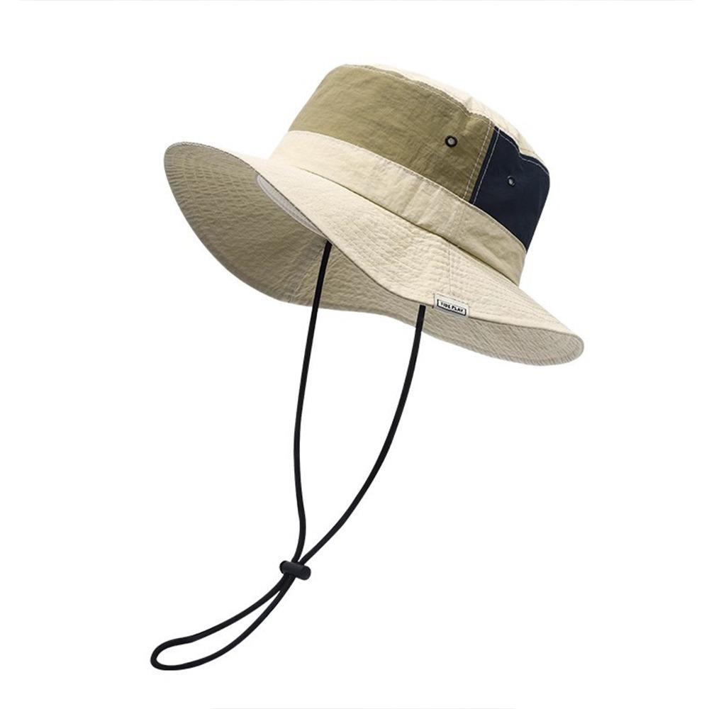 Шляпа-ведро с широкими полями Быстросохнущая панама Большая рыбацкая шляпа Лето