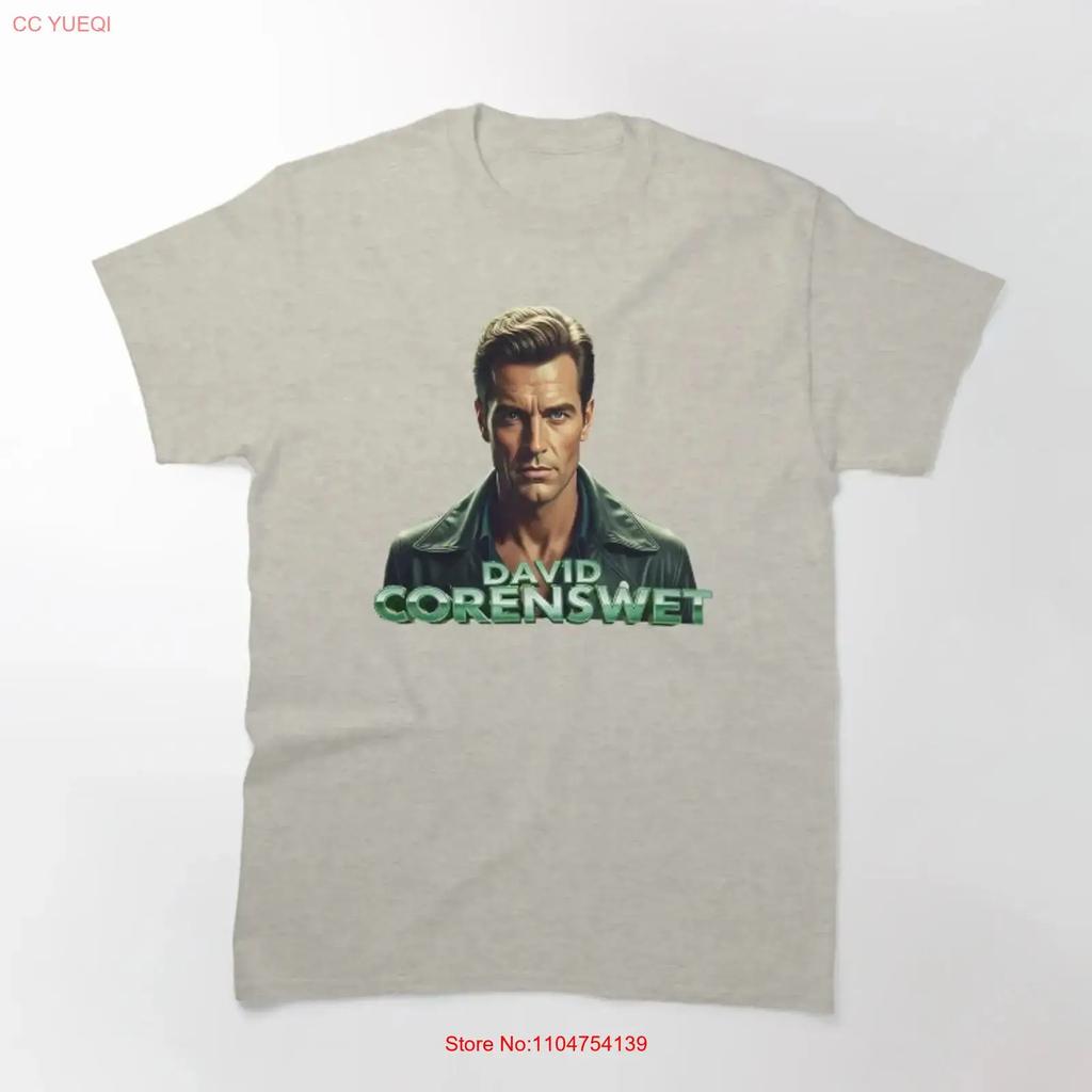 David Corenswet Classic T Shirt vintage Washed graphic homme Breathable Comfortable Soft Versatile Slightly Stretched fashion