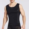 Men's Button-down Adjustable Waist Vest With Tummy Sculpting