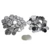 100 Sets Blank Button Badge Parts Set DIY for Button Making Machine Rust Prevention Button Maker
