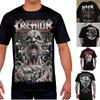 Мужская футболка с графическим принтом 'Монстр-скелет' Летняя уличная одежда Футболка с круглым вырезом Повседневная одежда для улицы Большие размеры Футболки Топ Женская одежда