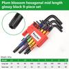 9PCS Ball-End Allen Key Set Color Torx Wrench Set High Quality Bicycle Repair Tool
