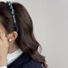 Stylish Rhinestone Hair Hoop Crystal Non Slip with Teeth for Women’s Daily Hair Fashion