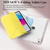 Чехол-книжка Y-типа для iPad Air 11 13 дюймов M3 M2 / Pro 11 13'' M5 M4 A16 11-го Air 4 5 10-го 9-го 10.2 10.5 10.9 Прозрачная задняя крышка