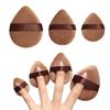 Professional Velvet Cosmetic Powder Puff S/M/L Thumb Air Cushion Puff Mini Finger Puff  Face