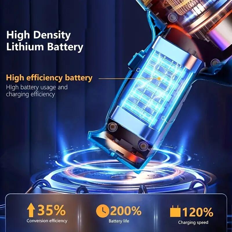 Мощный ручной пылесос - 12000 Па Бесщеточный автомобильный беспроводной пылесос Многофункциональный мощный воздуходувка Маленький бытовой пылесос