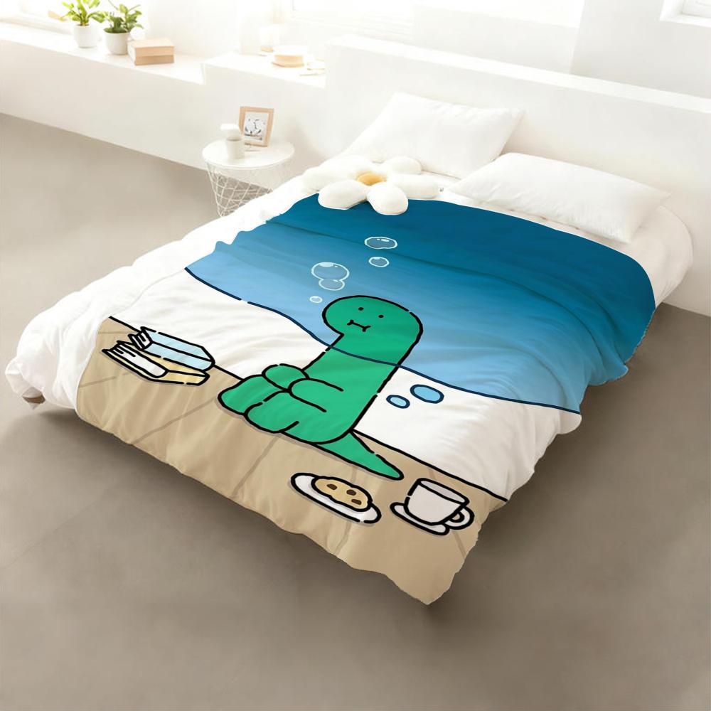 Character Joguman Throw Flannel Throw Blanket: Soft Kid-Friendly Warm Anti-Static All Season Washable Couch Bed Home