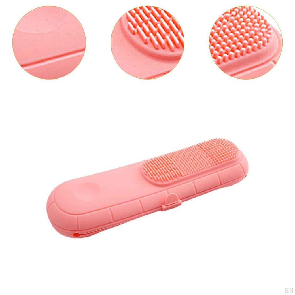 Brush Cleaning Holder Cosmetic Organizer Case Cleaner and Dryer Silicone Storage
