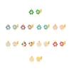 Самые продаваемые серьги-гвоздики в виде цветка S925Ins Wind Mini Diamond Six Valve Flower Stud Earrings