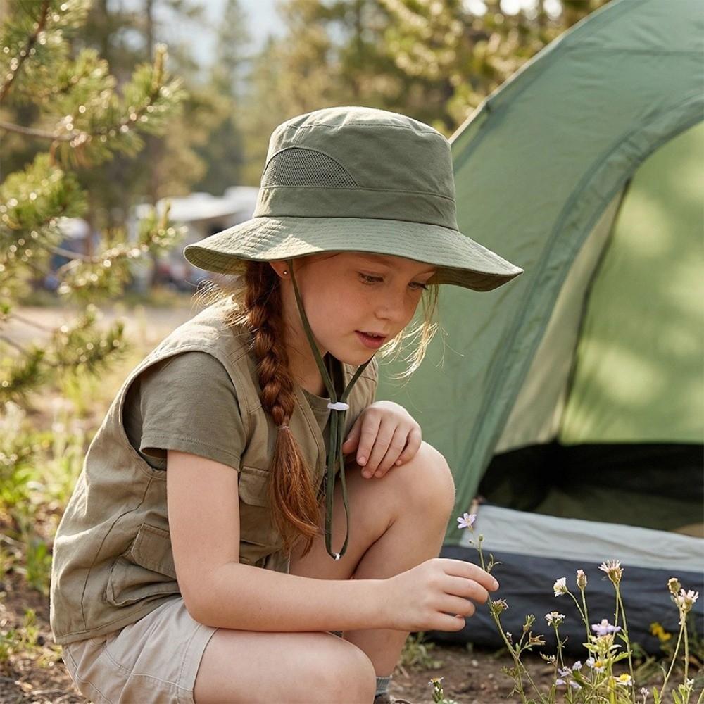 Breathable Quick Dry Fisherman Hat Lightweight Beach Hat Children Kids Sun Protection Hat  Summer