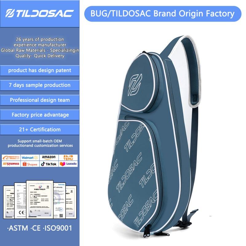 Professional Pickleball Bag Badminton Tennis Single Shoulder Large Capacity Multifunctional Outdoor Paddle Racket