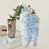 Искусственные подвесные цветы, реалистичные поддельные цветы, лозы, устойчивые к погодным условиям, искусственные цветы для подвесной корзины, арки, внутреннего и наружного украшения