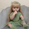 55 см, мягкая силиконовая виниловая кукла Reborn для маленьких девочек, реалистичная кукла для новорожденных, подарок на день рождения