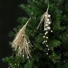 Realistic Glitter Pearl Christmas Decor Sprig Xmas Tree Hanging Ornament  Room Decoration