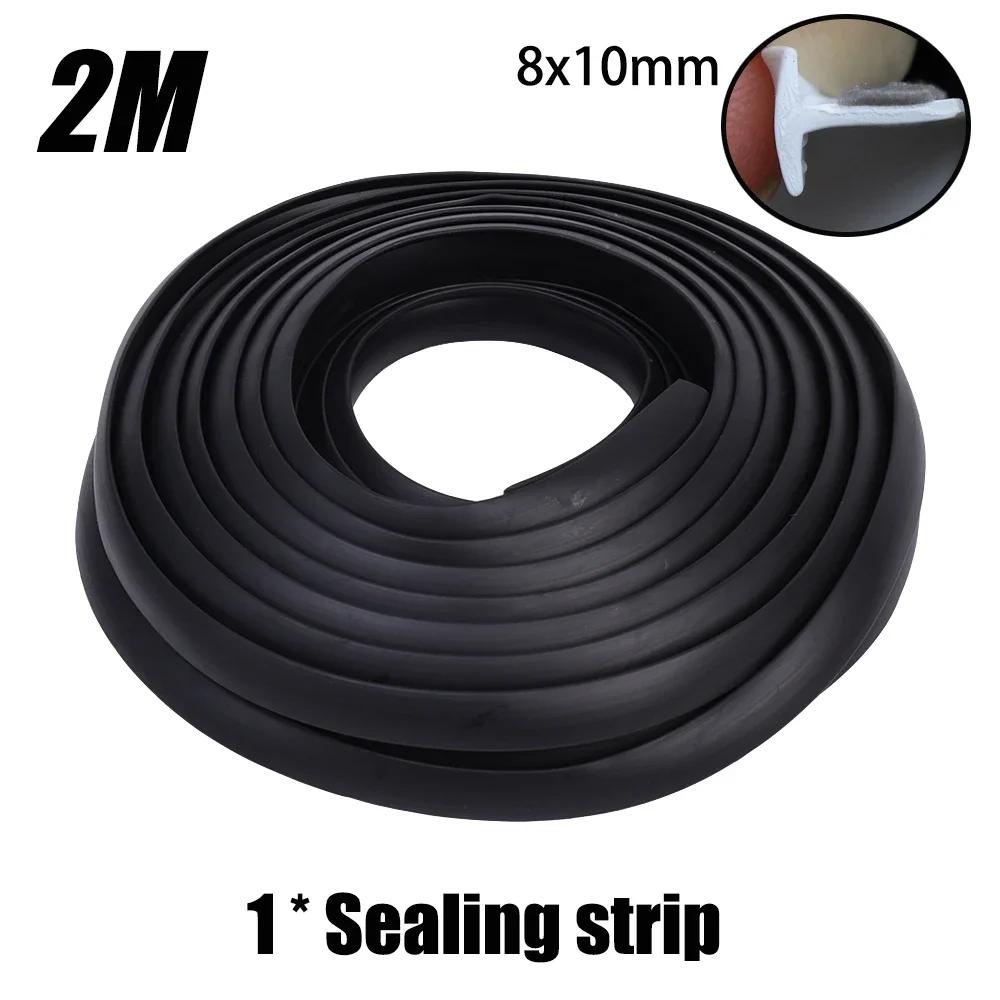 1.6/2/5M автомобильная резиновая уплотнительная лента для автоматического бампера, фары, боковая юбка, зазор крыла, амортизирующая водонепроницаемая уплотнительная лента EPDM
