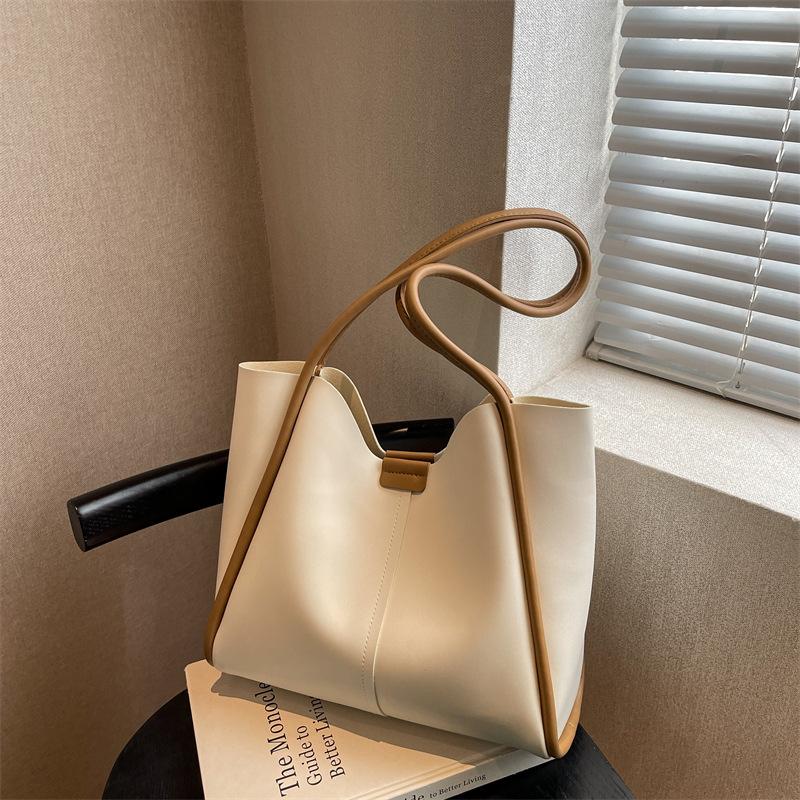 Женская сумка-тоут большой вместимости, новая простая и универсальная сумка на одно плечо для мамы и ребенка, высококлассная летняя сумка для поездок на работу