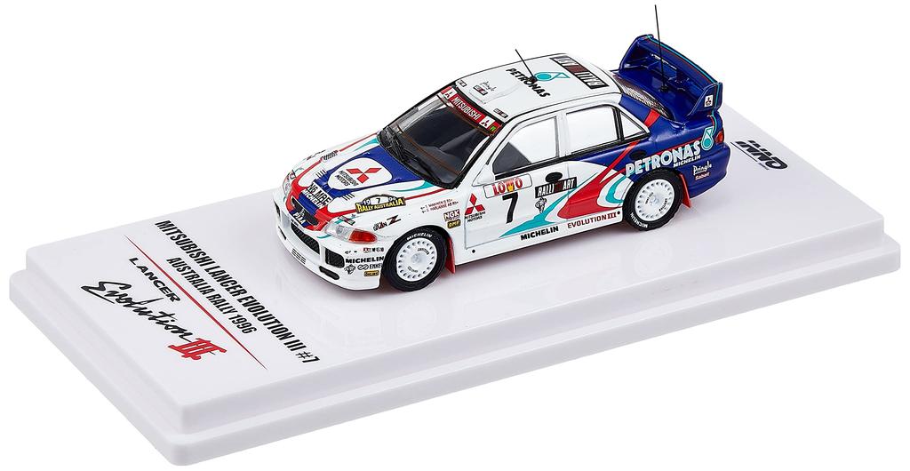 Inno Models Mitsubishi Lancer Evolution III Australia Rally 1996 Completed Product 1/64 #7