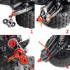 TRINOOD Steel Driveshaft Front Rear Center Universal CVD Dog Bone Diff Cup for 1/8 A-RRMA KRATON V4 V5 Buggy RC Car Parts