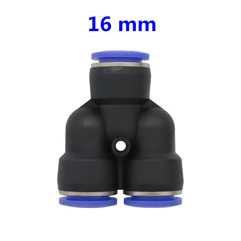 4/6/8/10/12/14/16mm Interface Slip-Lock Y Shape Quick Connector Garden Irrigation Water Pipe Coupling Pneumatic Pipe Fitting 5Pcs