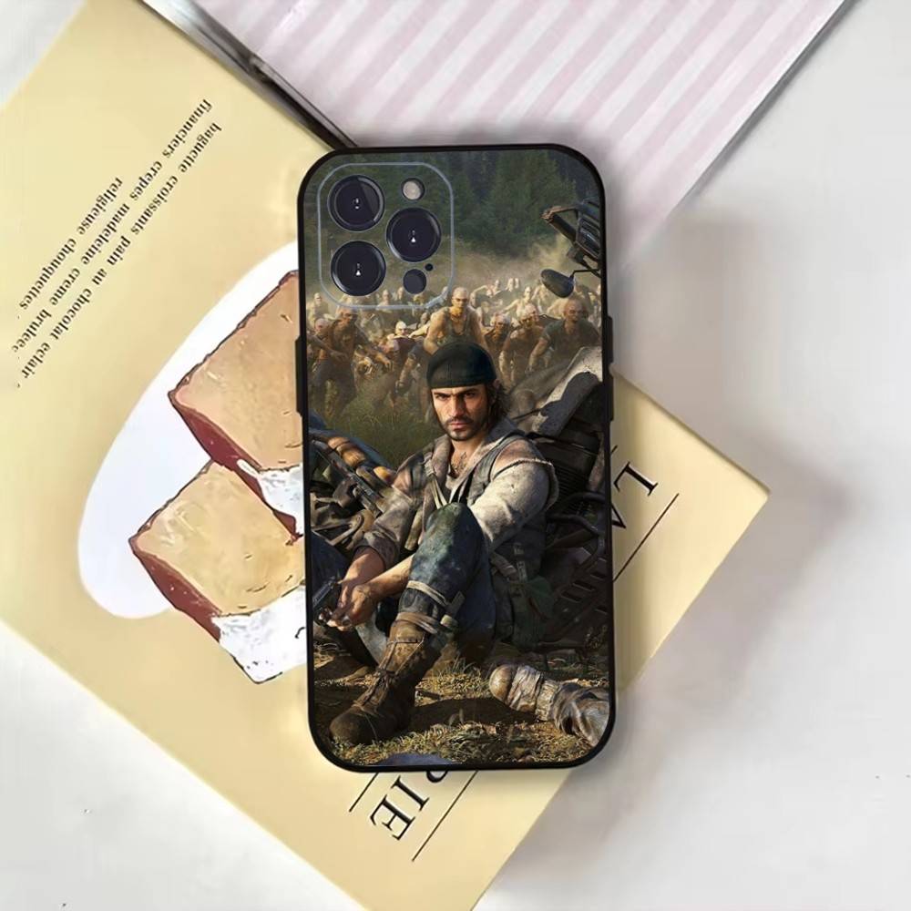 Чехол для телефона Game D-Days Gone Для iPhone 17, 16, 15, 14, 13, 12, 11 Plus, Pro Max, Мягкий черный чехол