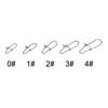200PCS Quick Change Fishing Snap Pin Connector Stainless Steel Fishing Link Rigs  Carp Fishing